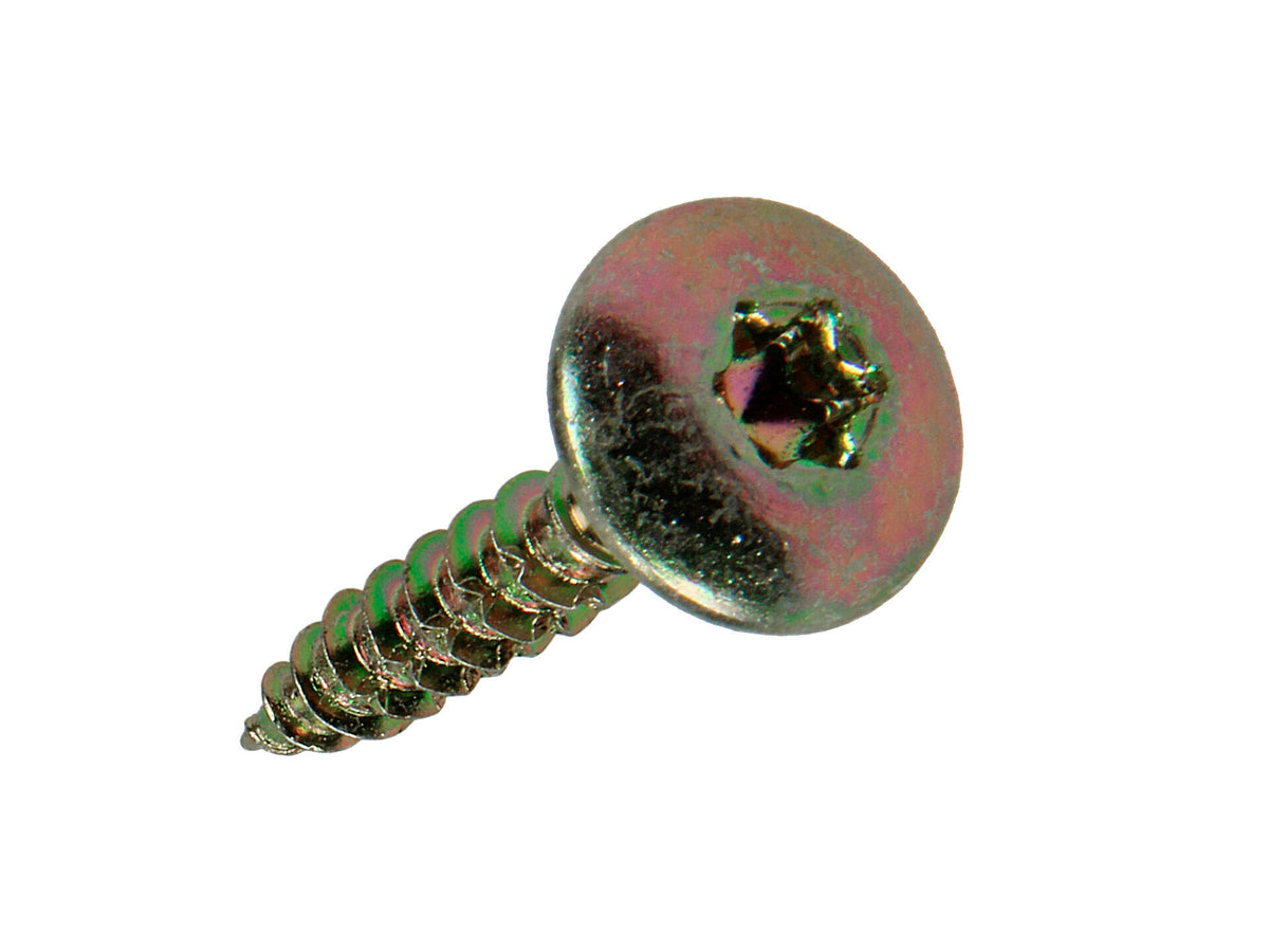 Mack luikschroeven TX25 30x6 mm geel verzinkt 10 stuks