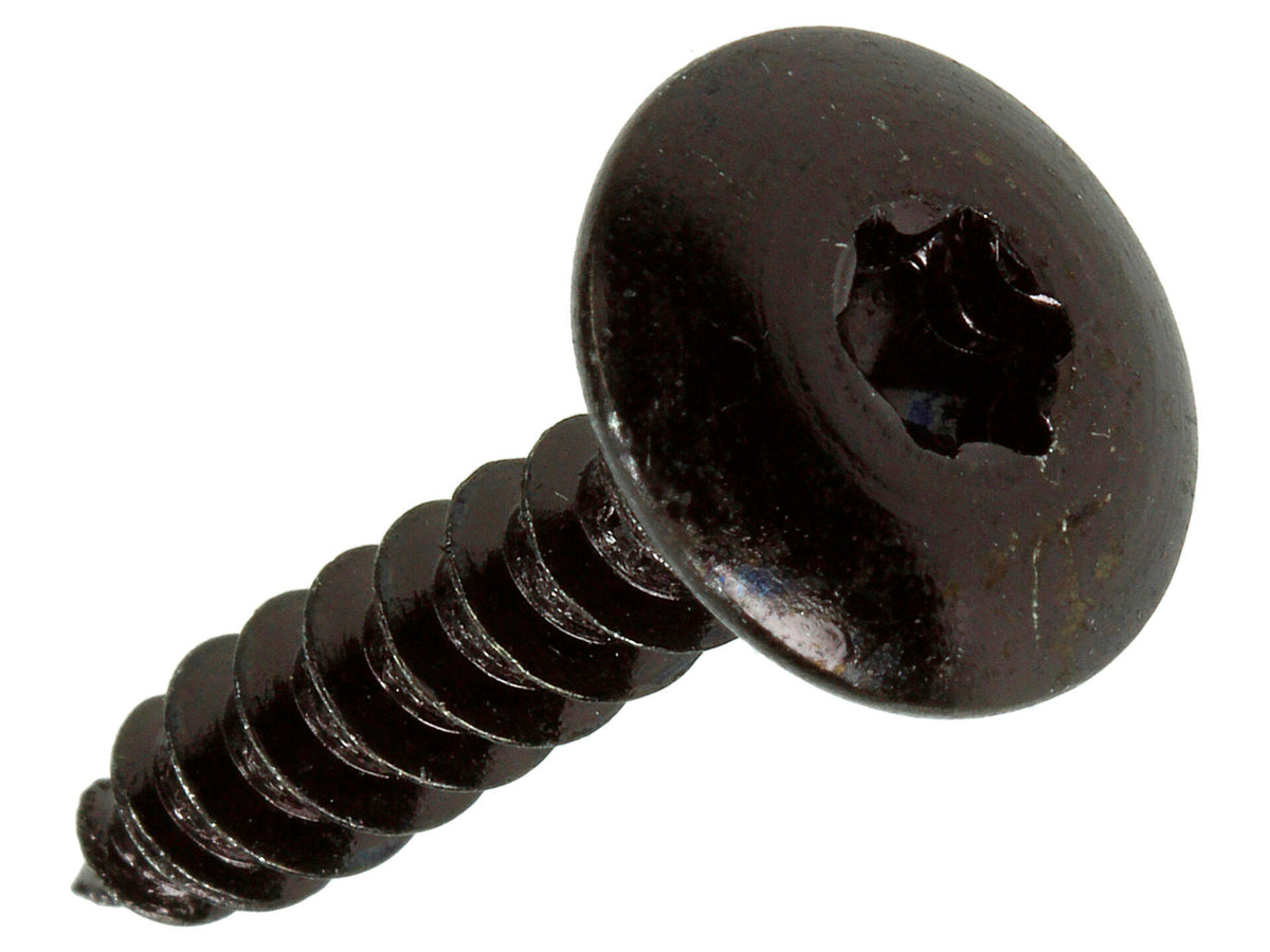 Mack luikschroeven TX25 30x6 mm zwart verzinkt 9 stuks