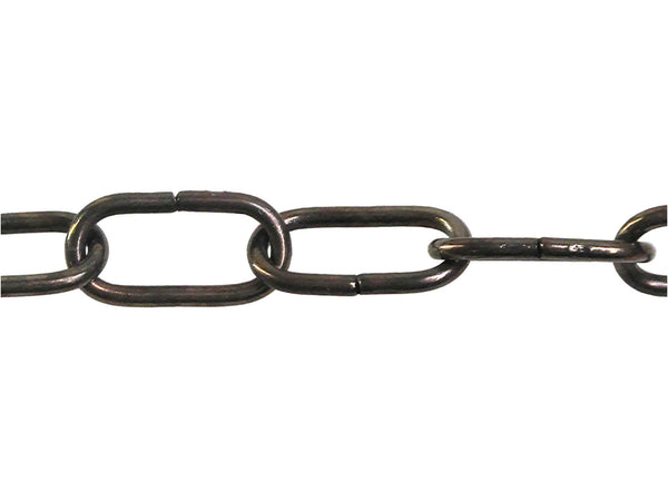 Mack chaîne lustre rond-ovale 2m finition bronze