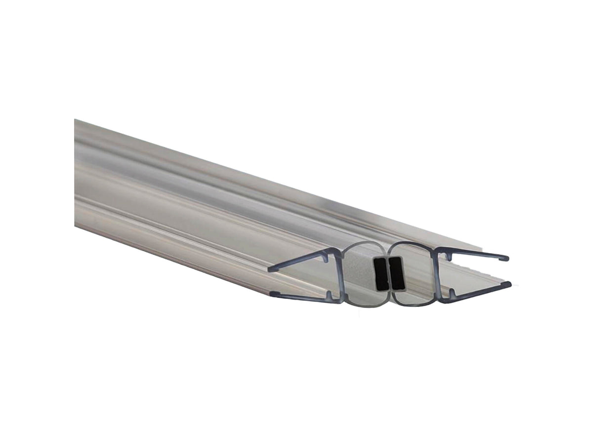Lafiness magnetische douchestrip met laterale sluiting 200cm transparant