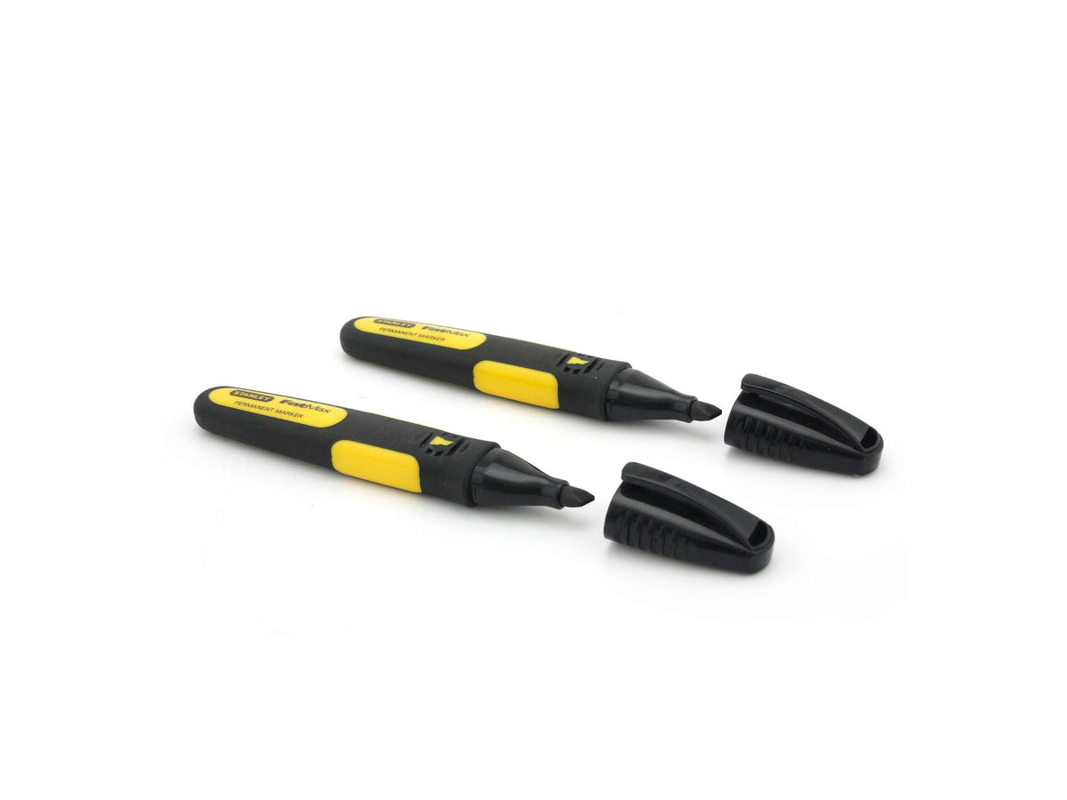 Stanley markeerstift zwart 2 stuks