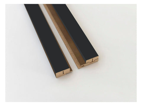 Maestro Latt Luxx afwerkprofiel set brons/matte black