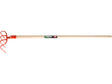 Polet mesthaak 21cm 4 tanden + steel 130cm