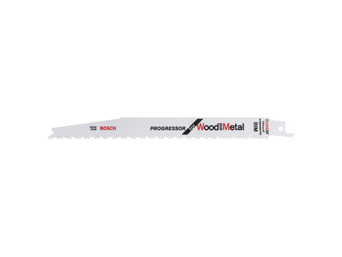 Bosch Professional S 3456 XF Progressor for Wood and Metal reciprozaagblad BIM 200mm hout/metaal 5 stuks