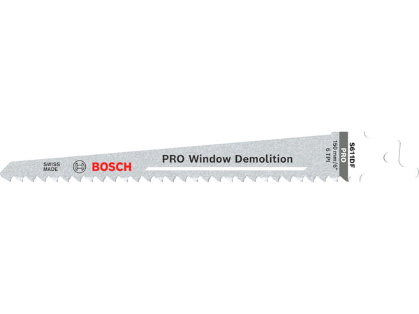 Bosch Professional S 611 DF Heavy for Wood and Metal reciprozaagblad BIM 150mm hout/metaal 5 stuks