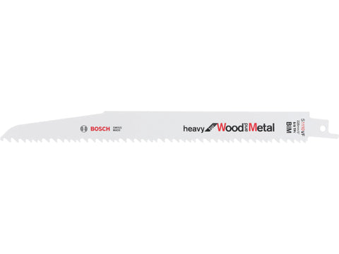 Bosch Professional S 1110 VF Heavy for Wood and Metal reciprozaagblad 225mm hout/metaal 5 stuks
