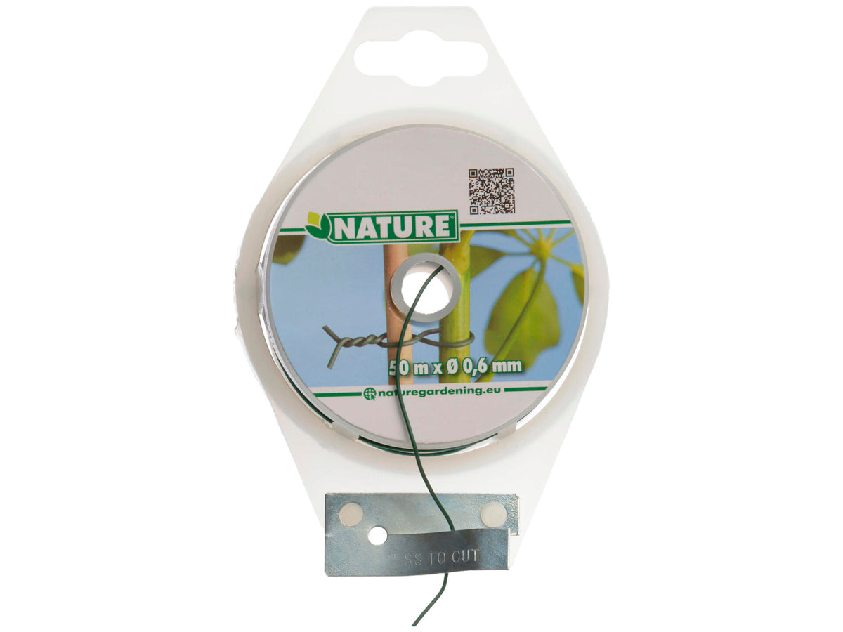 Nature metaaldraad 50m 0,6mm groen
