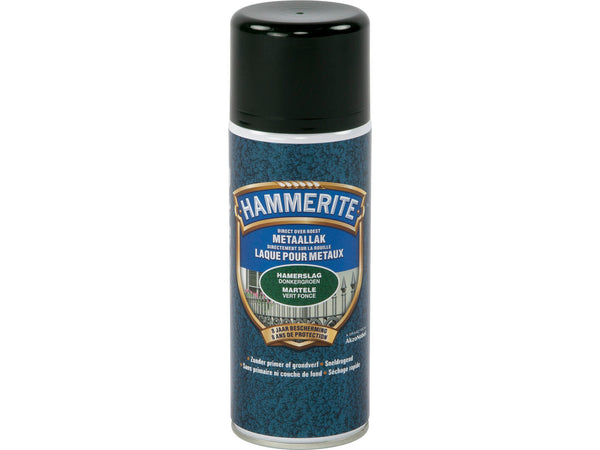 Hammerite laque pour métaux martelé 0,4l vert foncé