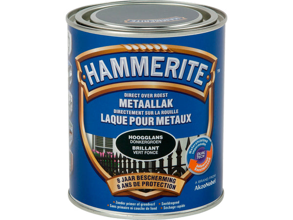 Hammerite metaallak hoogglans 0,75l donkergroen