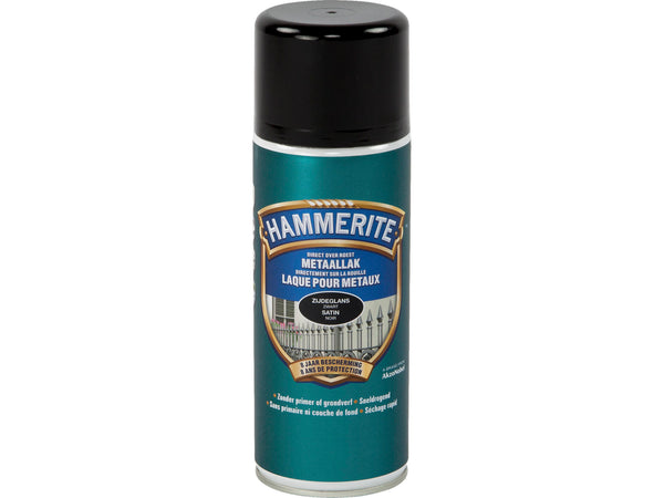 Hammerite laque pour métaux satin 0,4l noir