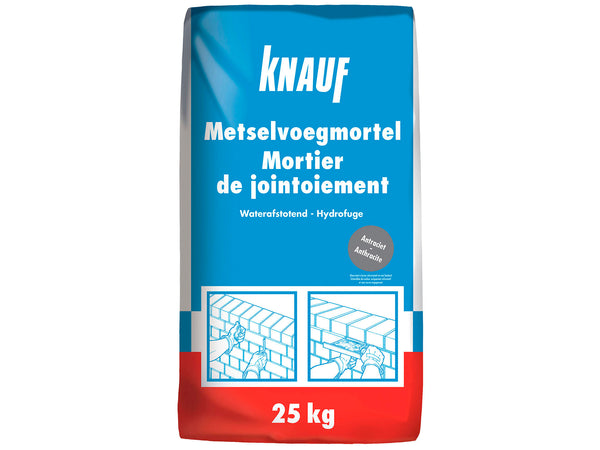 Knauf metselvoegmortel 25kg grijs