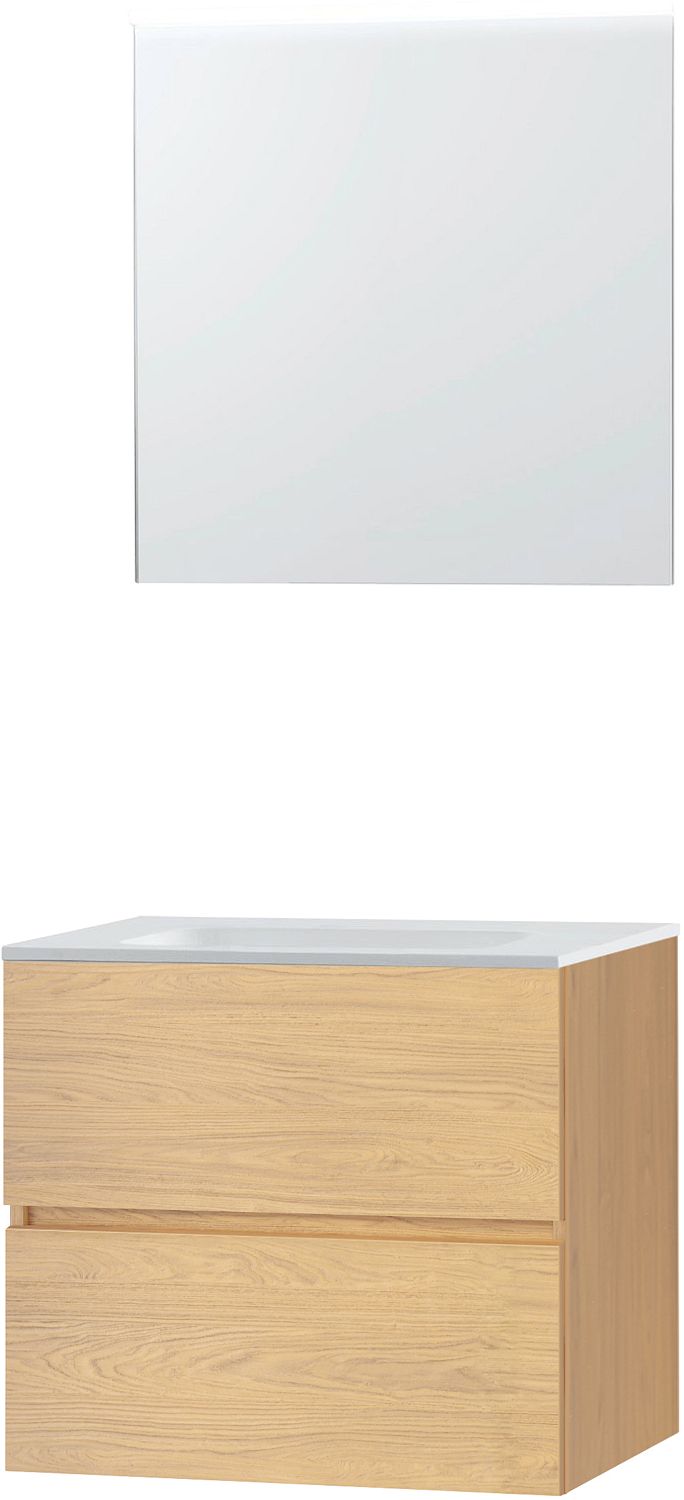 Meubel Molto eik brons 70 solid spiegel, badkamermeubelen — SKU DESCO-727019