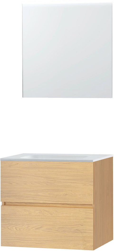 Meubel Molto eik brons 70 solid spiegel, badkamermeubelen — SKU DESCO-727019