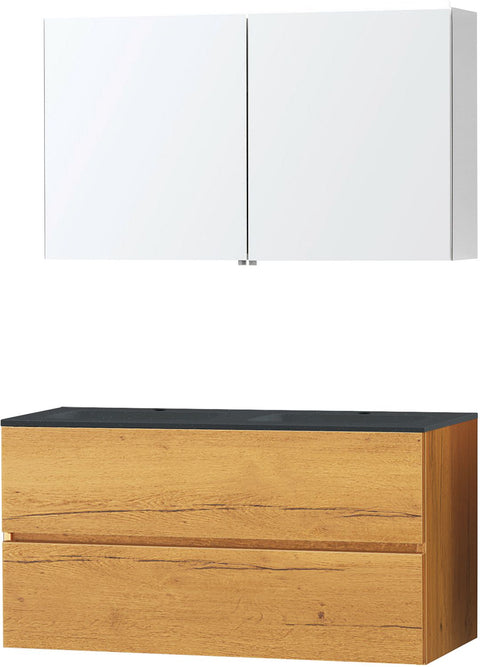 Meubel Molto eik gold 120 bleu belge spiegelkast
