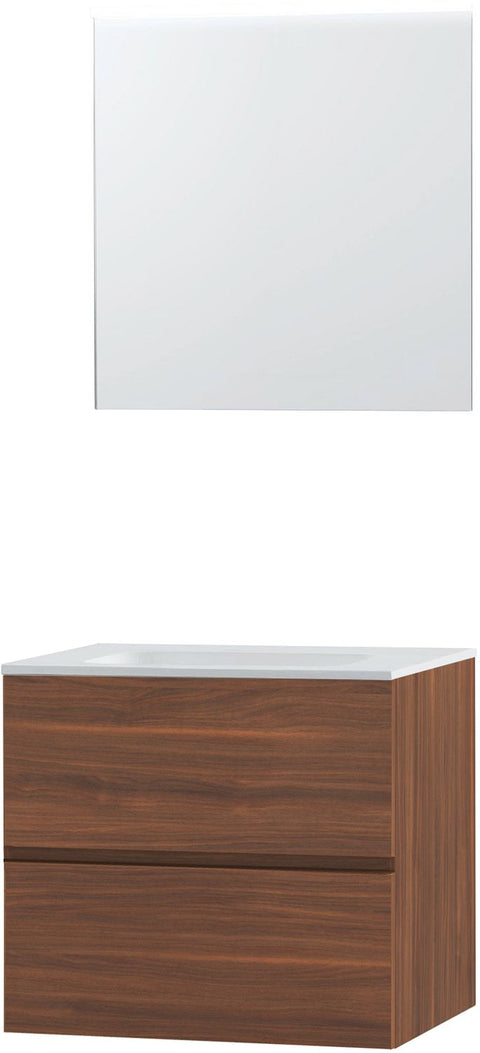 Meubel Molto notelaar 70 Solid spiegel, badkamermeubelen — SKU DESCO-711904