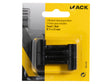 Mack meubelinboorpaumel 11x25 cm zwart 2 stuks