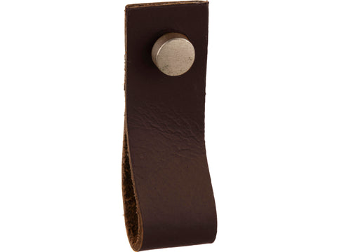 Linea Bertomani meubelknop 20x60 mm leer bruin