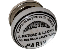 Linea Bertomani meubelknop 30mm porselein parijs