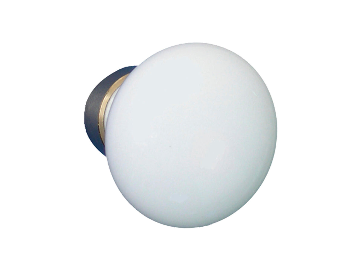 Linea Bertomani meubelknop 30mm porselein wit