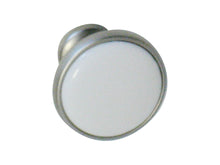 Linea Bertomani meubelknop 3cm porselein wit 6 stuks