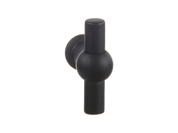 Linea Bertomani meubelknop 45x35 mm messing zwart 6 stuks