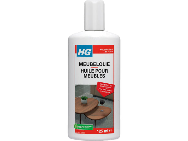 HG meubelolie verzorgend eiken, mahonie en kersen 140ml