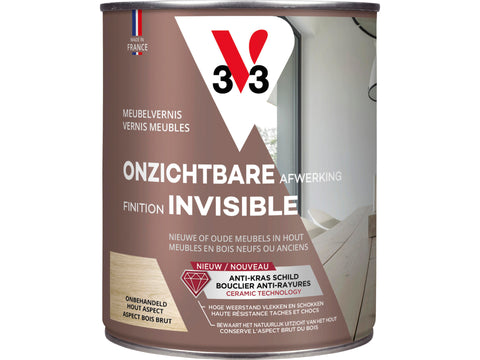V33 meubelvernis onzichtbare afwerking mat 1l kleurloos