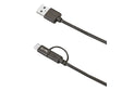 Celly micro-USB-C kabel 1m zwart