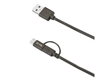 Celly micro-USB-C kabel 1m zwart