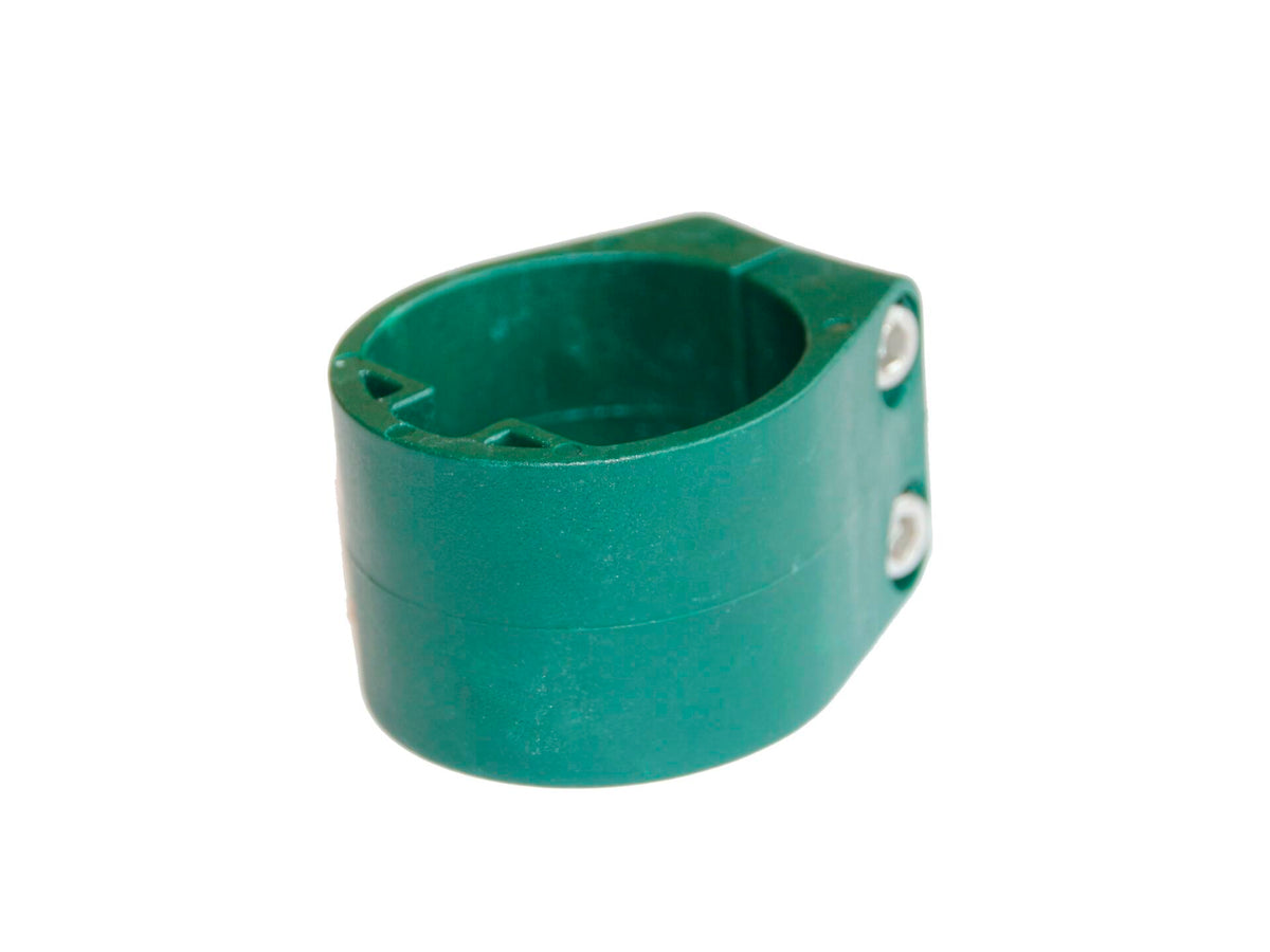 Giardino midden- en eindklem voor profielpaal groen