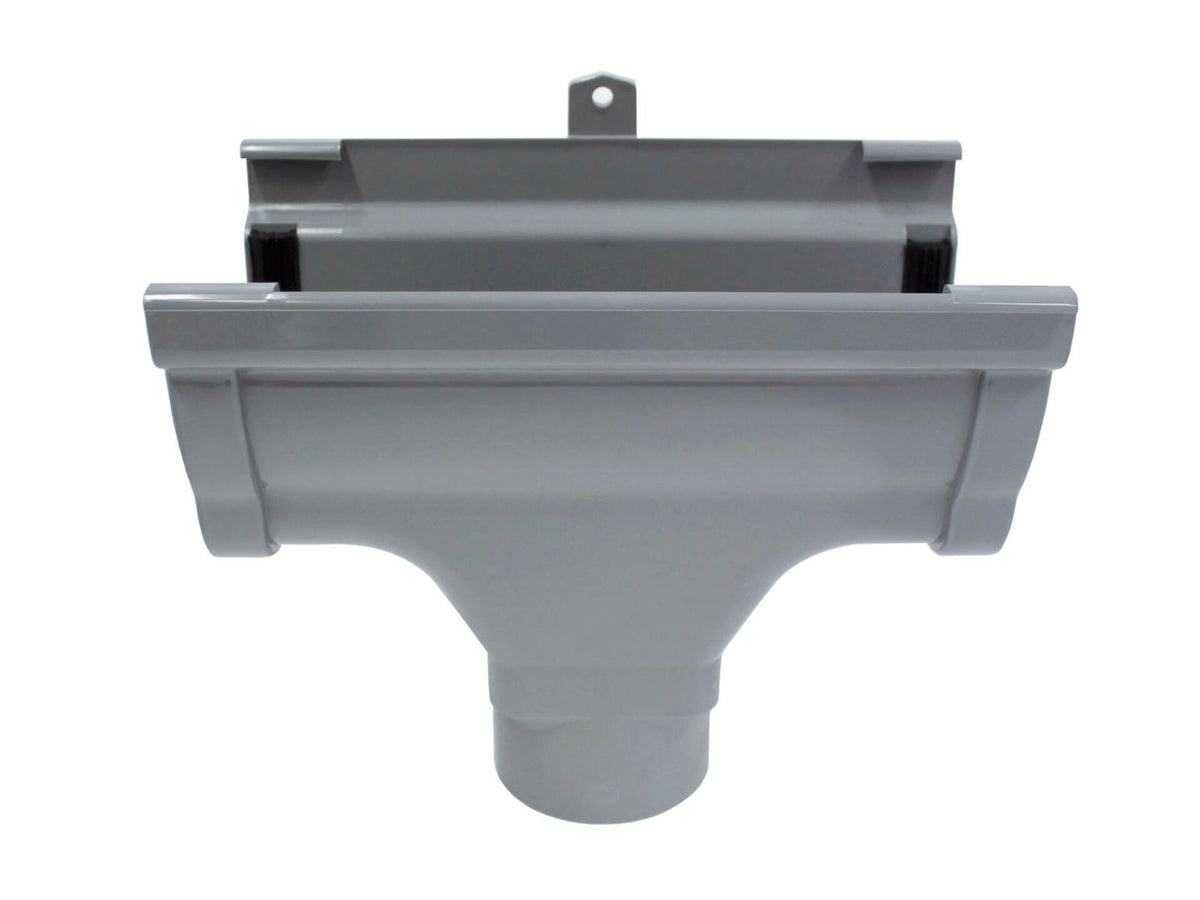 Scala middenspruitstuk voor dakgoot C140 PVC donkergrijs