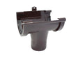 Scala middenspruitstuk voor dakgoot G125 PVC bruin