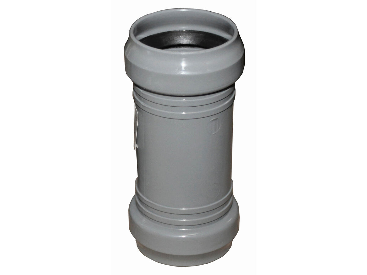 mof met dichtingsring 50mm PVC grijs