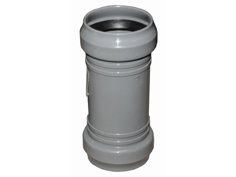 mof met dichtingsring 50mm PVC grijs