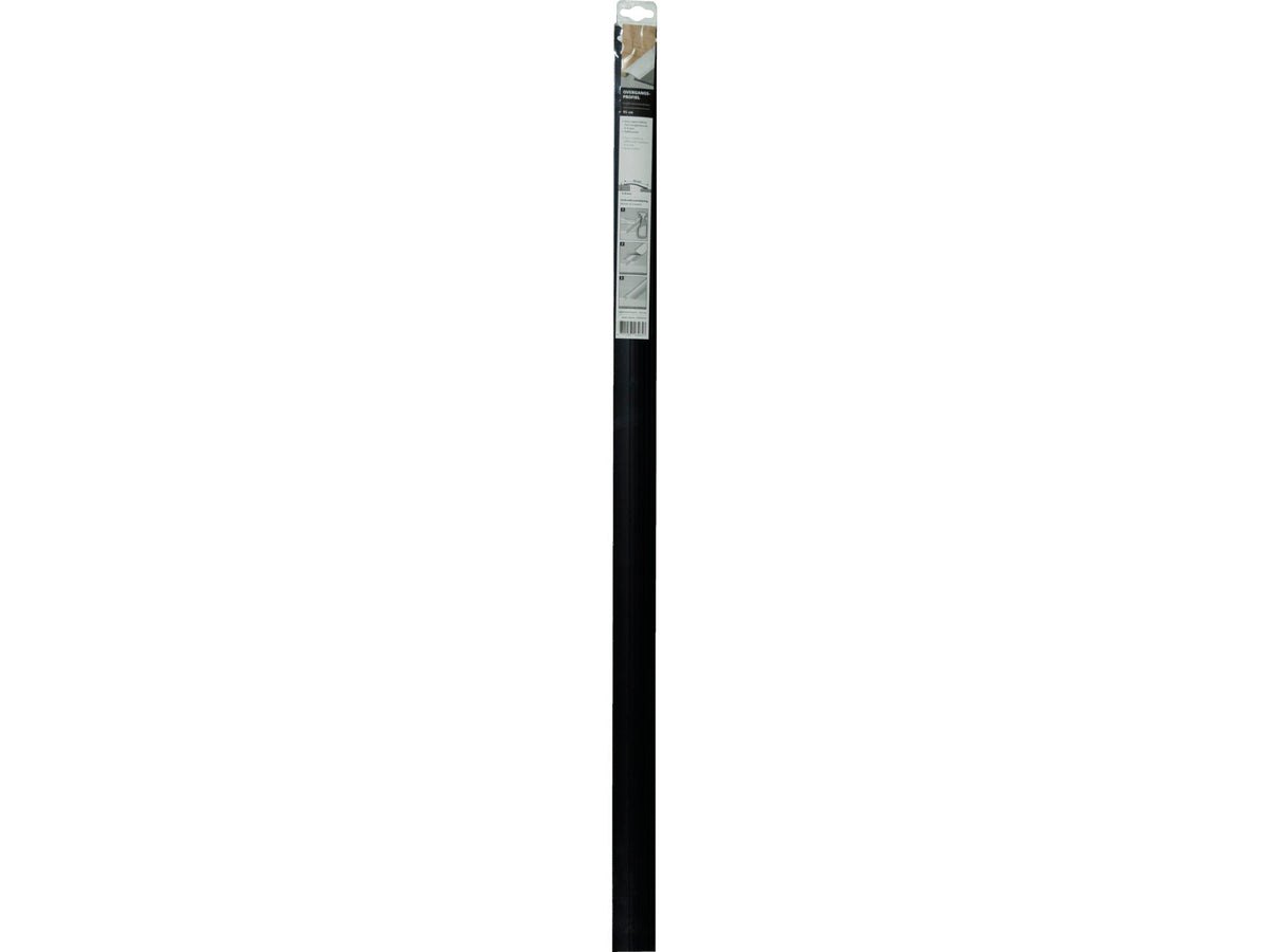 multiprofiel zelfklevend 0-8x40x950 mm zwart