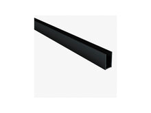 muurprofiel douchewand 200cm mat zwart
