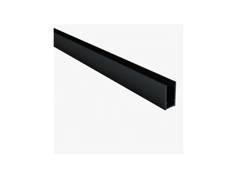 muurprofiel douchewand 200cm mat zwart
