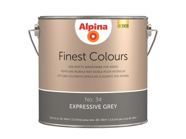 Alpina muurverf Expressive Grey 2,5l
