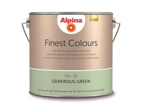 Alpina muurverf Generous Green 2,5l