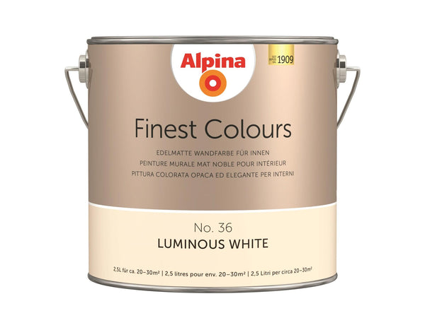 Alpina muurverf Luminous White 2,5l