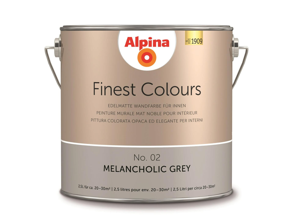 Alpina muurverf Melancholic Grey 2,5l