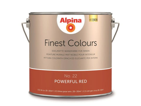 Alpina muurverf Powerful Red 2,5l