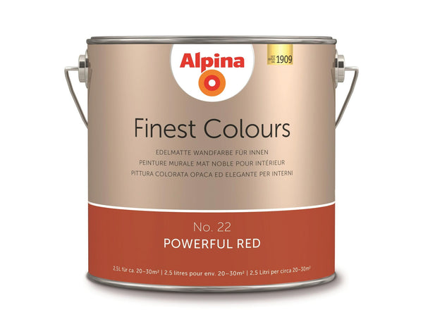 Alpina muurverf Powerful Red 2,5l