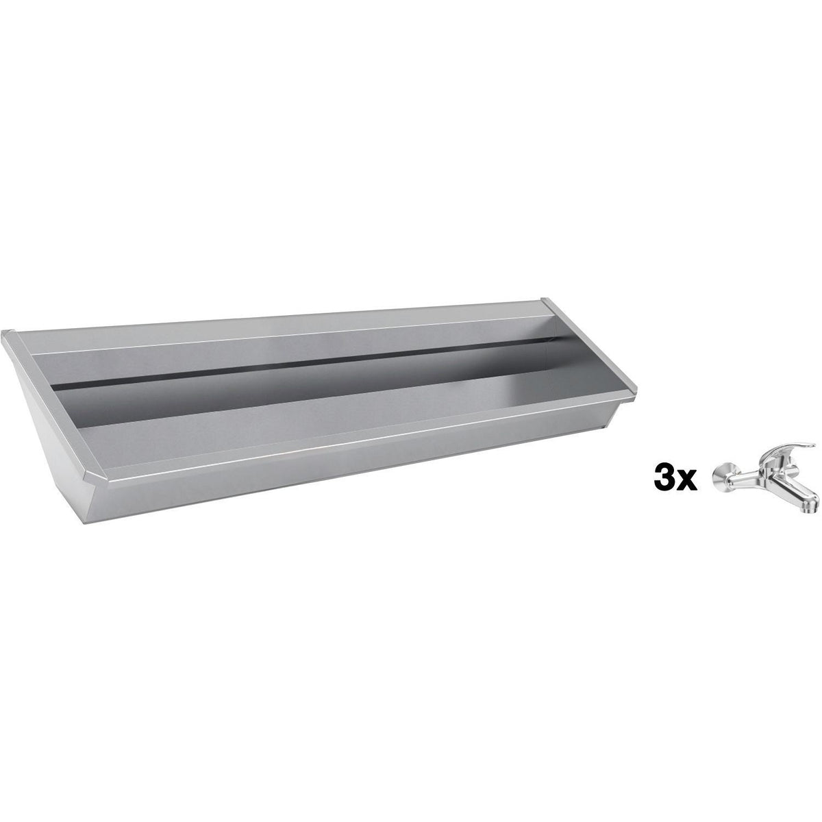 Muurwasgoot sanilav intersan 180CM Rvs 3 1GREEPMENGKRANEN