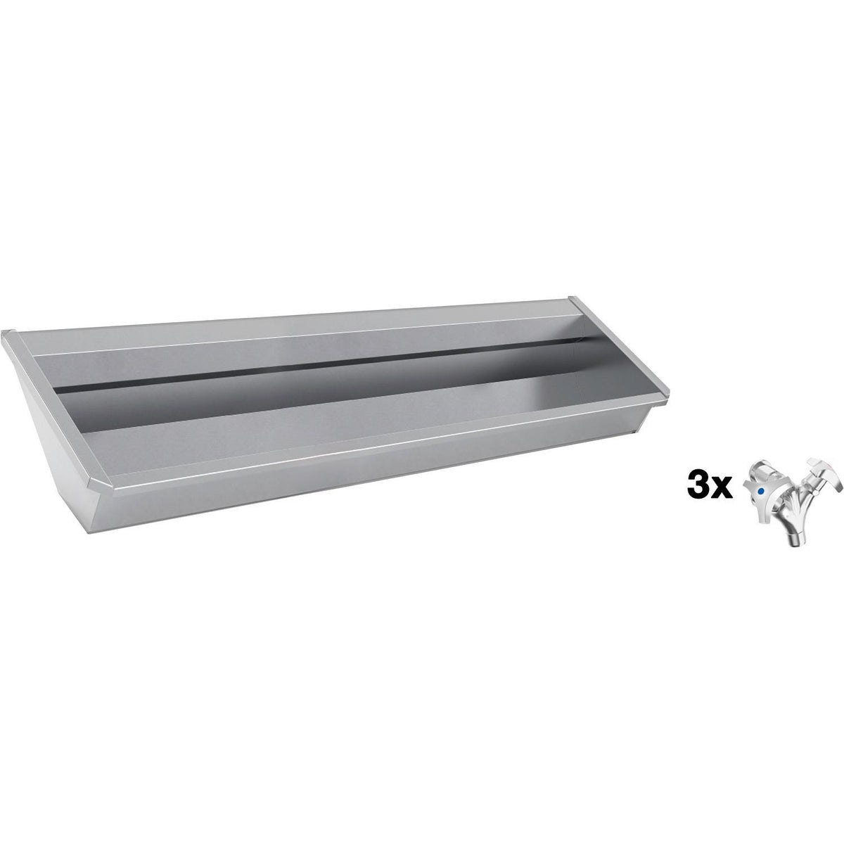 Muurwasgoot sanilav intersan 180CM Rvs 3 2GREEPMENGKRANEN
