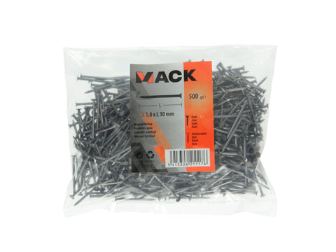 Mack nagels met platte kop 1,8x30 mm 500g
