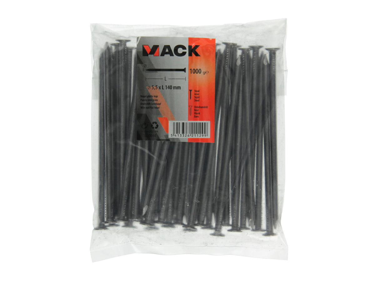 Mack nagels met platte kop 5,5x140 mm 1kg