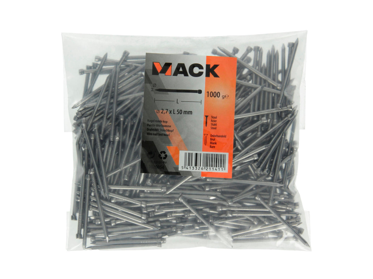 Mack nagels met ronde kop 2,7x50 mm 1kg