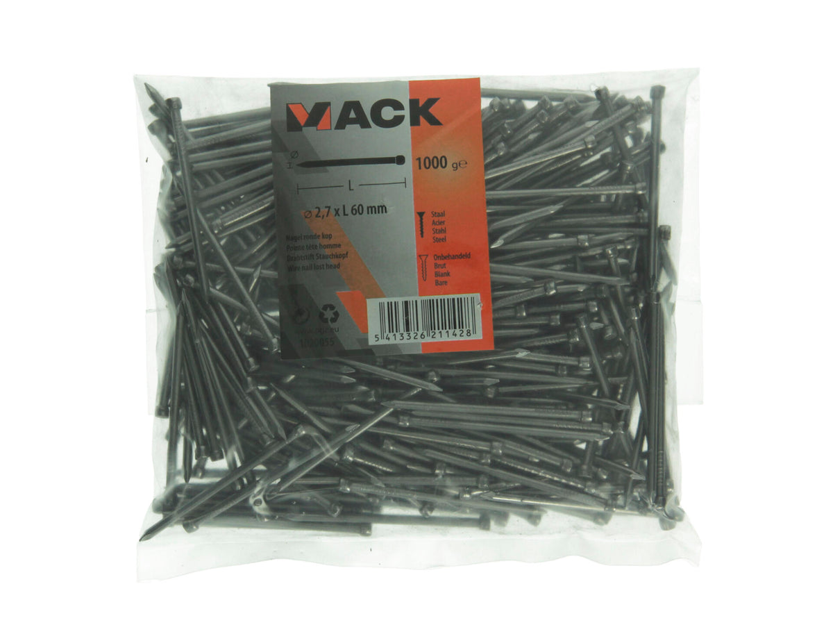 Mack nagels met ronde kop 2,7x60 mm 1kg
