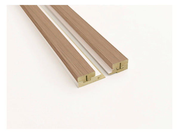 Maestro Latt afwerkprofiel set wit/natural oak